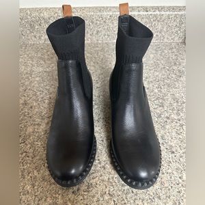 Gentle Souls black ankle boots.